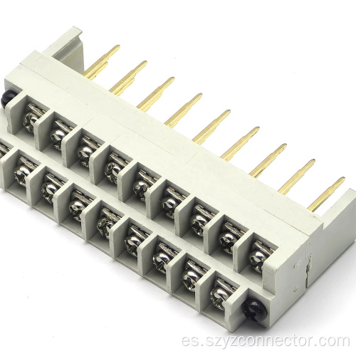 Bloques de terminales de barrera con paso de 7,62 mm rectos 18P
